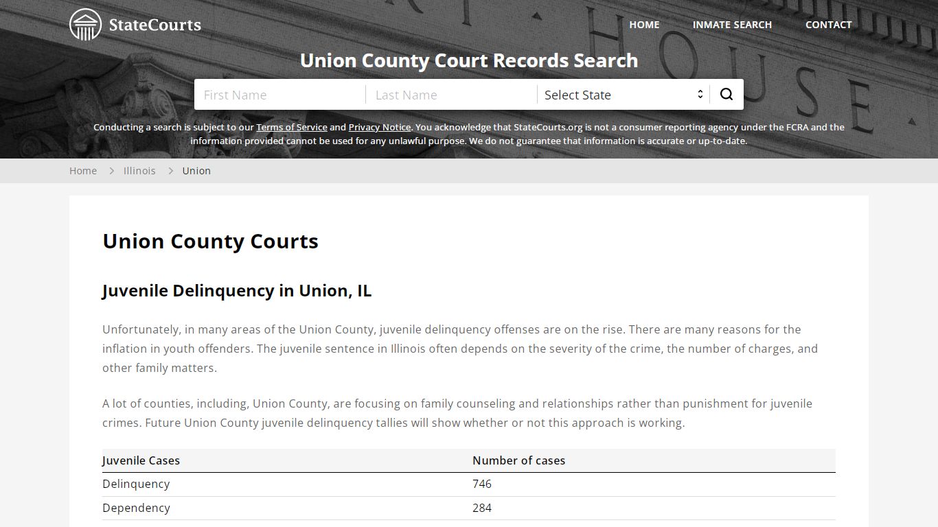 Union County, IL Courts - Records & Cases - StateCourts